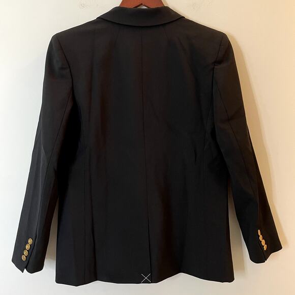 J.Crew Vivienne Blazer Italian Bi Stretch Merino Wool Blend Office CC421 Black 6 - Picture 6 of 16